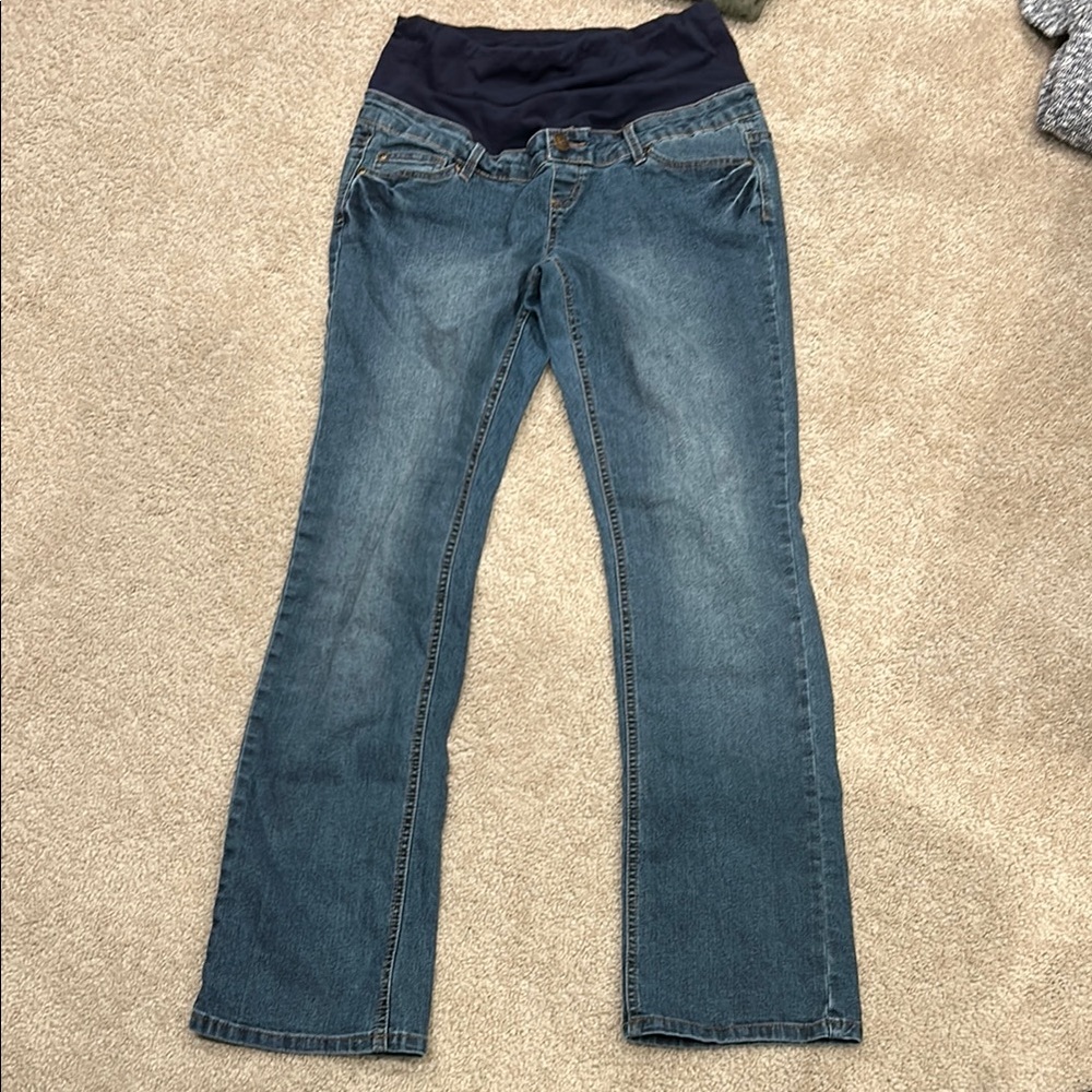 Planet Motherhood Blue Boot Cut Jeans